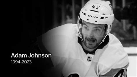 Police investigating death of ice hockey player Adam Johnson after ...