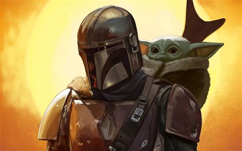 2560x1600 Baby Yoda and Mandalorian FanArt 2560x1600 Resolution ...