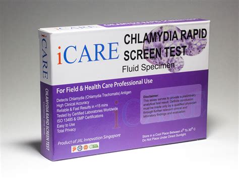 iCare Rapid Chlamydia Test Kit – STD Rapid Tests