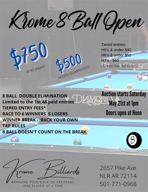 9 ball rules bca - Krome Billiards