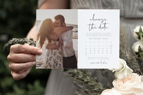 Change The Date Change The Date Template Change The Date | Etsy