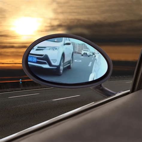 Wide Angle Rearview Adjustable Side Mirrors,Frameless Sway Rotate Wide ...