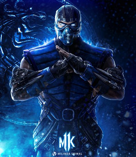 Mortal Kombat Poster - Sub Zero Poster | Sub zero mortal kombat, Mortal ...