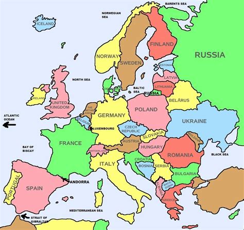 Europe Map Countries Only | Hot Sex Picture