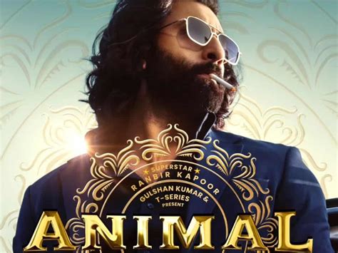 Animal: Ranbir Kapoor looks suave in new poster of; fans hail it as ...