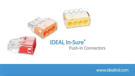 In-Sure® Push-In Wire Connectors Instructional Video - YouTube