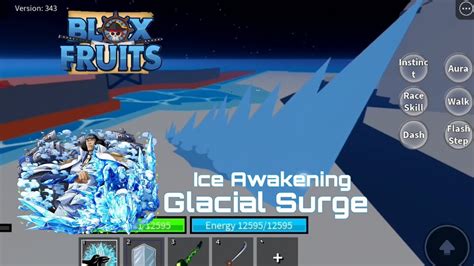 ICE AWAKENING! [ GLACIAL SURGE ]: Blox Fruit | Roblox | - YouTube