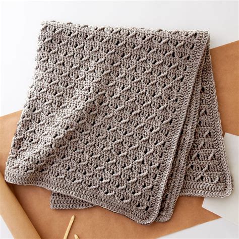 Easy Afghan Blanket Crochet Patterns – gorgeous free lattice design ...