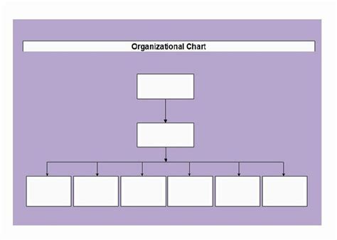 Blank organizational Chart Template Awesome 40 organizational Chart ...