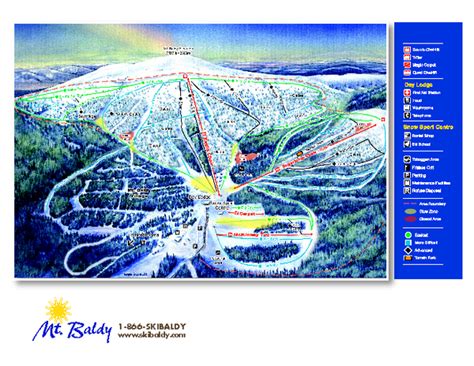 Mt Baldy Family Ski Area Ski Trail Map - British Columbia Canada • mappery