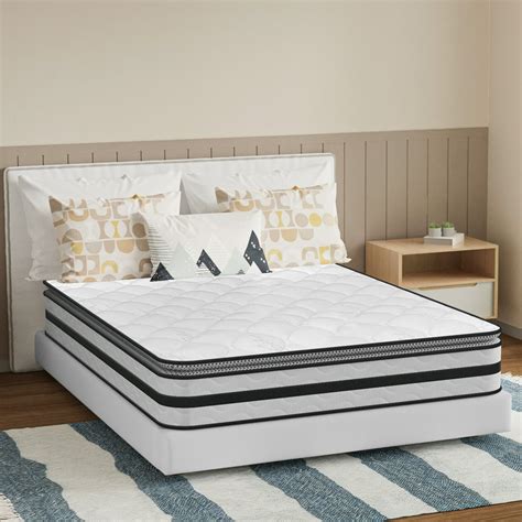 Twin Size Mattress, Medium Firm Mattress Twin, 10 Inch Hybrid Mattress ...