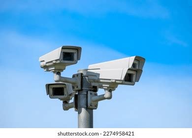 Security Cameras Closedcircuit Television Cctv Cameras Stock Photo ...