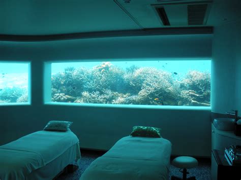 Huvafen Fushi underwater spa- Maldives Tahaa, Moorea, Bora Bora, Fiji ...