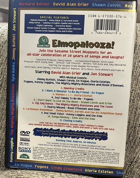 Sesame Street Elmopalooza Dvd 30 Years - Etsy