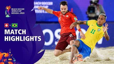 Switzerland v Brazil | FIFA Beach Soccer World Cup 2021 | Match ...