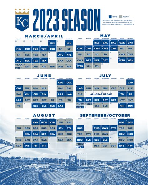 Royals Baseball Schedule 2024 Printable - Sibyl Corabelle