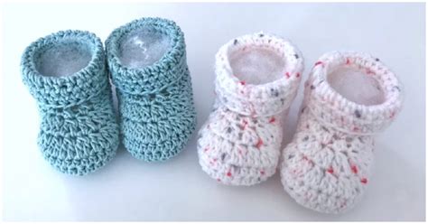 26 Simple Free Crochet Baby Booties For Beginners - Crochet Kingdom