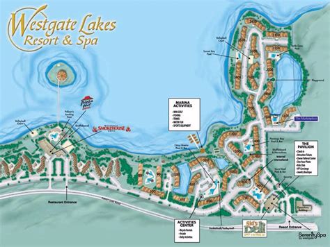 Resort Map | Westgate Lakes Resort & Spa | Florida