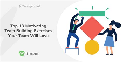 Top 13 Motivating Team Building Exercises Your Team Will Love - TimeCamp