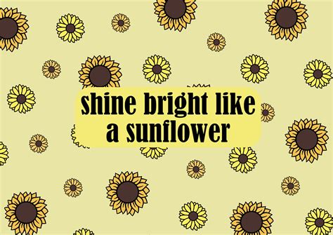 PNG Download, Sunflower, Wallpaper, Quote, Background, Digital Download ...