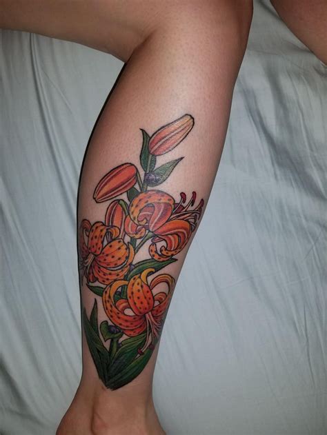 Tiger Lilies Tattoo, by Ashley Dorr at 522 Tattoo, Seattle WA • /r ...