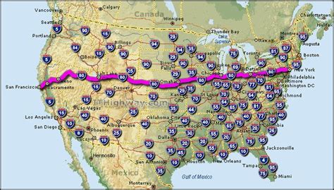 Interstate 80 California Map – Topographic Map of Usa with States