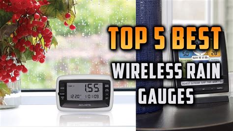 Top 5 Best Wireless Rain Gauges - YouTube