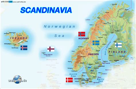 Scandinavia Map - ToursMaps.com