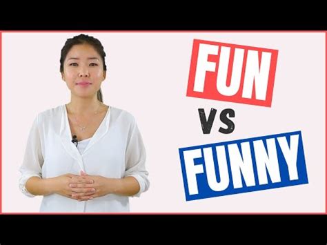 FUN vs FUNNY Difference, Meaning, Example Sentences | eJOY English