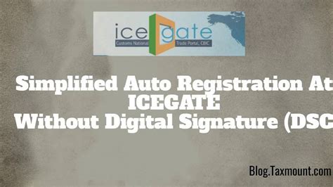 Authorization Letter For Icegate Registration