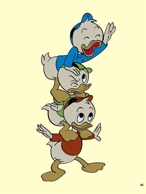 Huey, Dewey, and Louie by MCRE1201 on DeviantArt