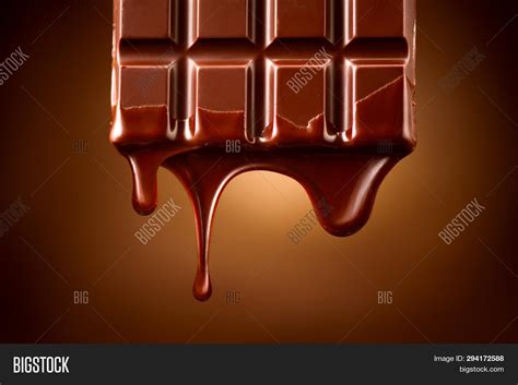 Chocolate Bar Melted Image & Photo (Free Trial) | Bigstock