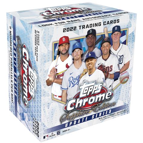 2022 Topps Chrome Update Sapphire Baseball Checklist Info, Box