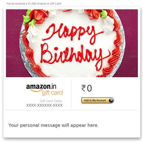 Amazon Birthday Gift Card