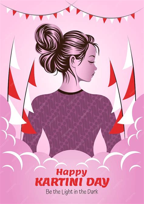 Premium Vector | Happy kartini day celebration