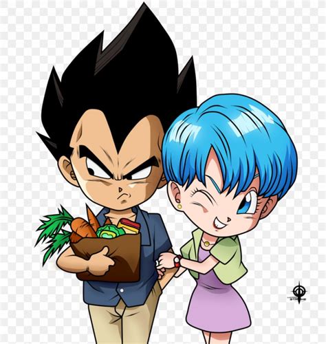 Vegeta Bulma Goku Saiyan Dragon Ball, PNG, 870x918px, Watercolor ...