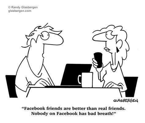 Facebook Cartoons, Cartoons About Facebook - Randy Glasbergen ...