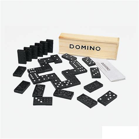 Wooden Classic Dominoes Game - Gamedicechip