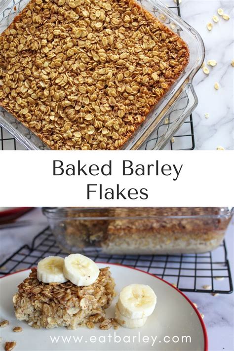 Baked Barley Flake | Recipe | Barley breakfast, Baking, Barley