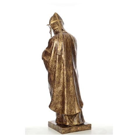 Pope John Paul II statue in fiberglass, bronze detail 140cm | online ...