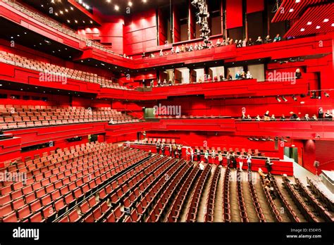 Interior of large theater, Harpa Concert Hall, Reykjavik, Iceland Stock ...