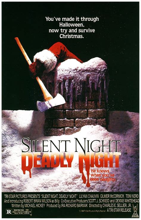 SILENT NIGHT DEADLY NIGHT Movie Poster Christmas Horror Slasher | eBay ...