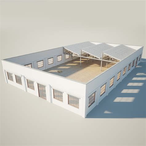 warehouse interior 3d max