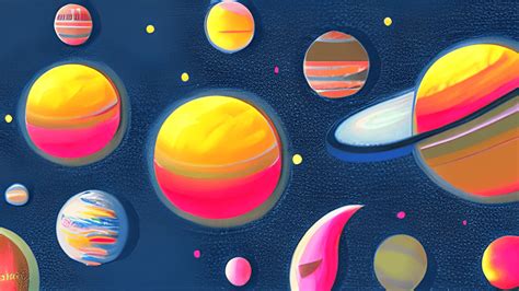 Imaginary Planets Illustration · Creative Fabrica