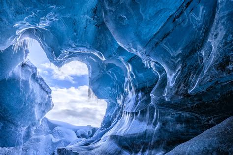 Download Cave Ice Iceland Nature Ice Cave 4k Ultra HD Wallpaper