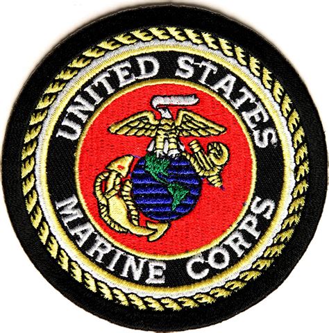 US Marine Corps 3 inch round Patch