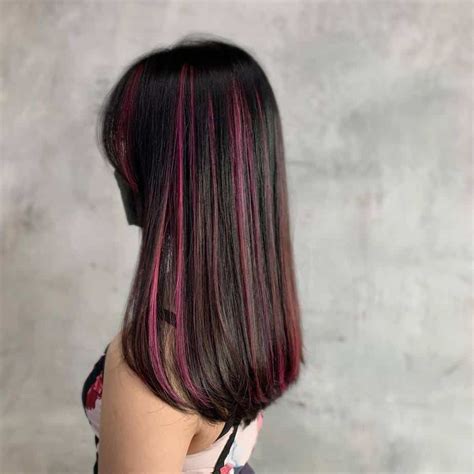 30 striking black hair with pink highlights styles for 2022 – Artofit