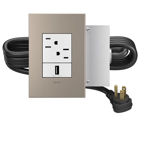 Furniture Power, Outlet and USB Port, White | In-Surface Furniture ...