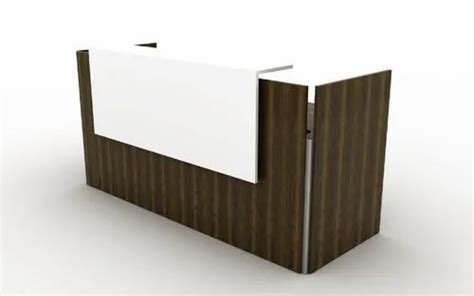 Brown Wooden Office Reception Counter at best price in Mumbai | ID ...