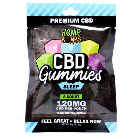 Hemp Bombs CBD Gummies Sleep 120mg – S & O Wholesale